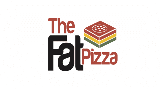 The Fat Pizza logo with bold lettering