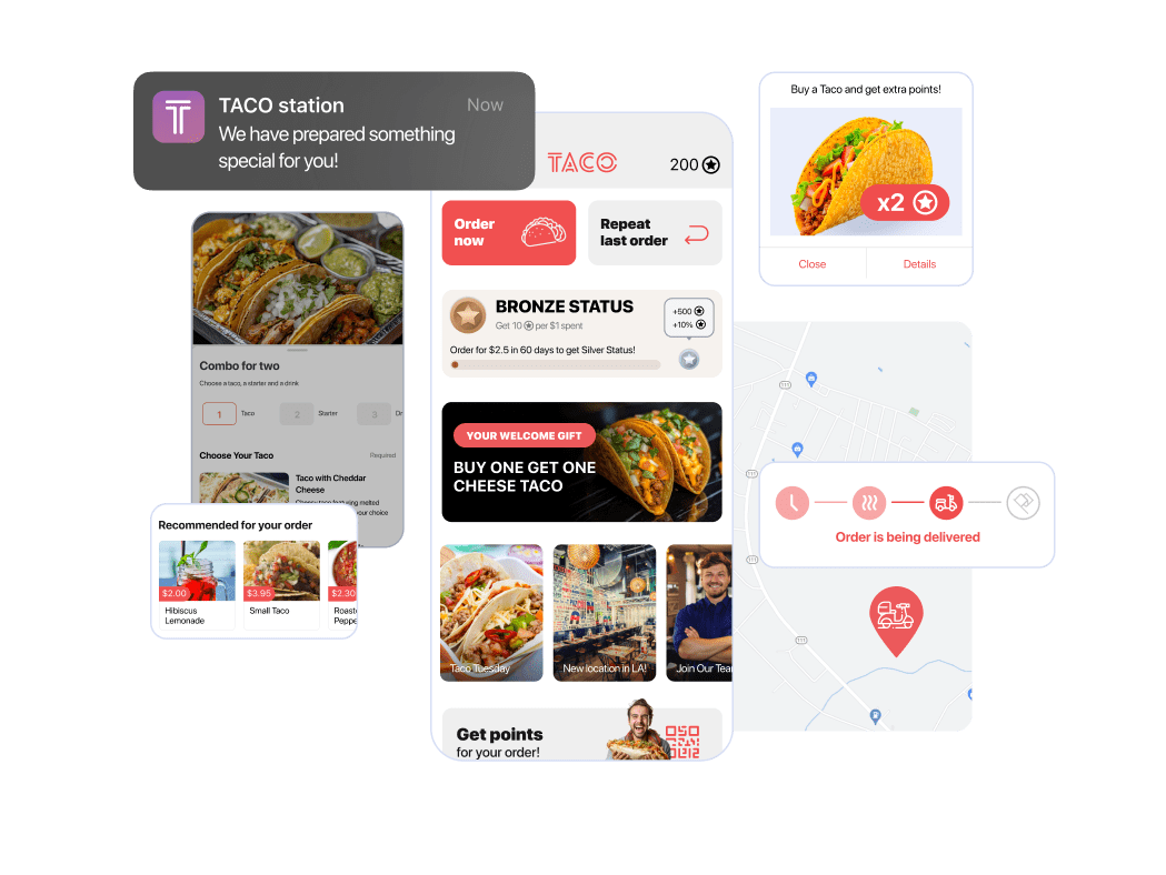 White label restaurant app