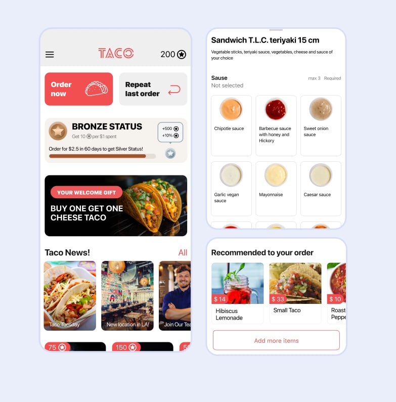 restaurant mobile app builder